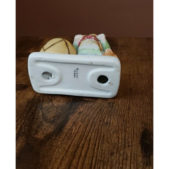 Vintage J.S.N.Y. Porcelain Ceramic Little Drummer Child with Dog Figurine Taiwan - Picture 13 of 15